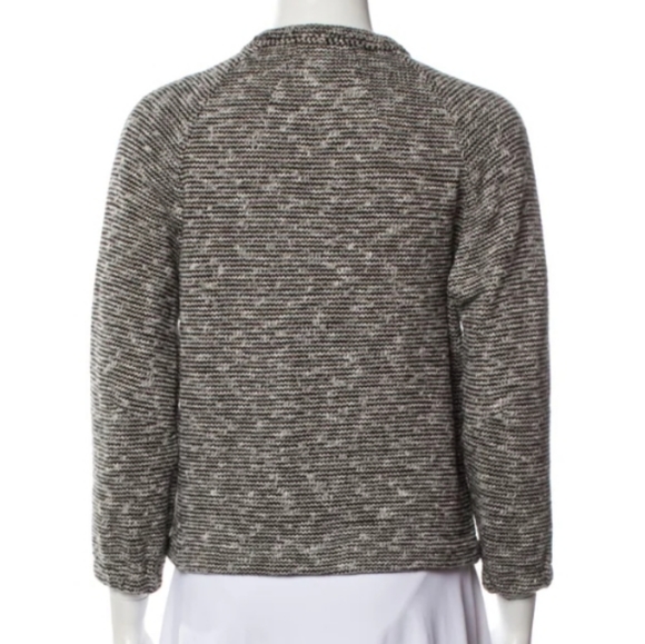 Isabel Marant Etoile Tweed Pattern Jacket Black White Size 40 - Picture 3 of 12